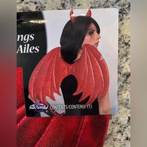 Fantasy Beast Wings - Red - One Size - Cosplay